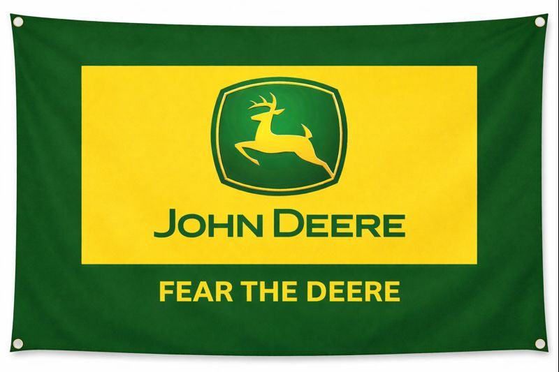 John Deere Flag 150x90 – Fear the Deere Tractor Banner