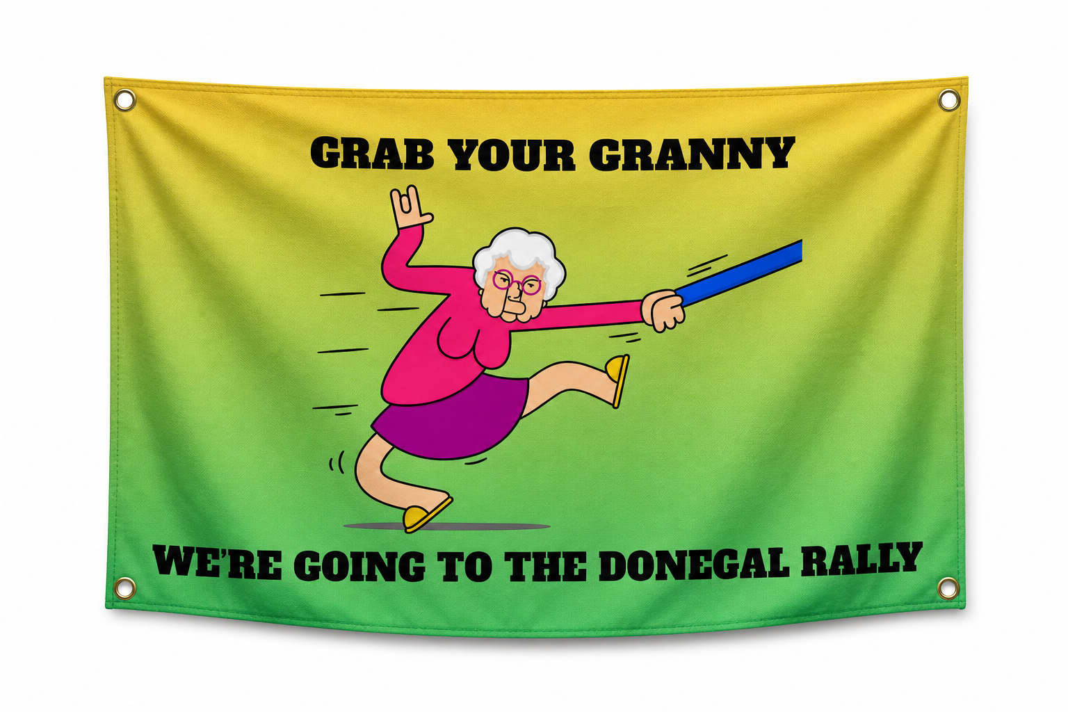 Pre-Order Donegal Rally Flag 5x3ft (150x90cm) – Polyester Banner with Eyelets